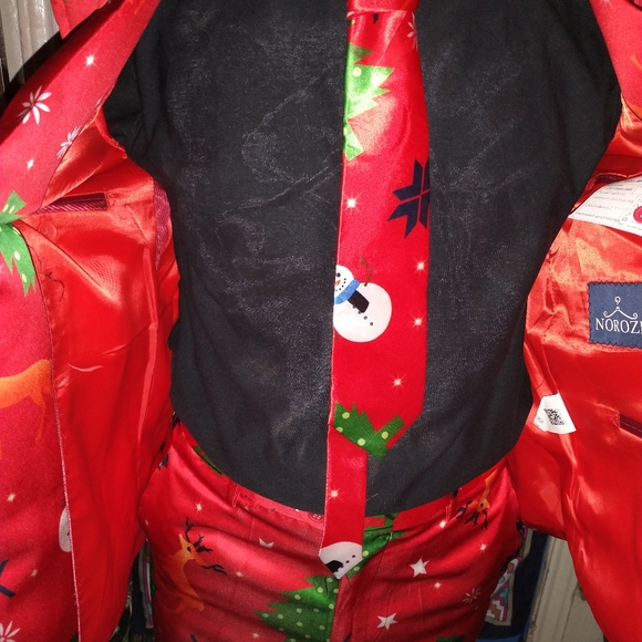 NOROZE MEN SLIM-FIT SANTA SUIT - Picture 11 of 11
